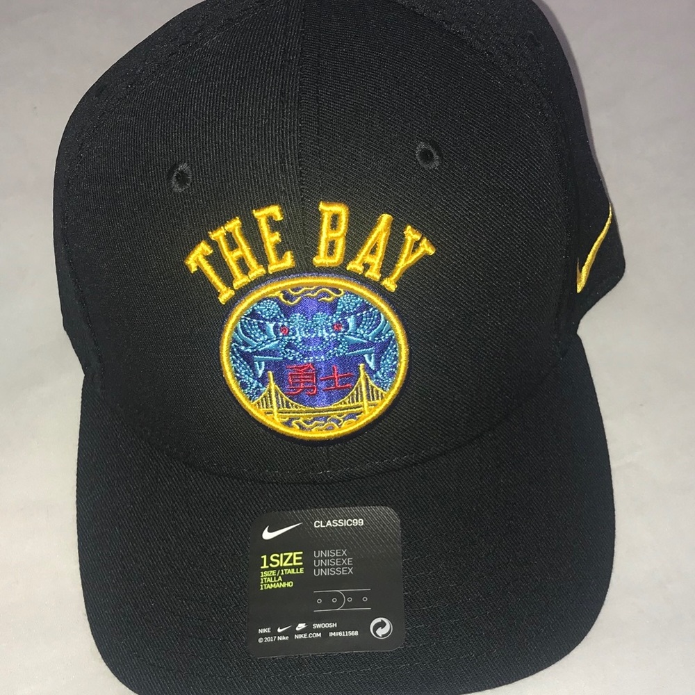The Bay Golden State Warriors Hat Snap Back Nike